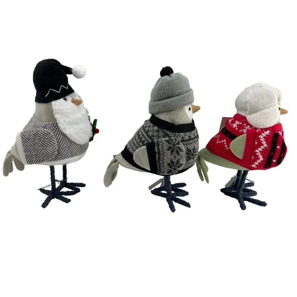 2022 Target Wondershop Winter Birds Featherly Friends Lot of 3